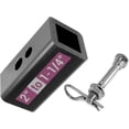 thumbnail image 1 of From 2" to 1-1/4" Metal Trailer Receiver Hitch Adapter Converter for and Cargo Carriers from 2 inches to 1.25 inches with Anti-Rattle No Wobble Stainless Steel Hitch Pin Bolt Kit, 1 of 3