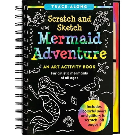 Pre-Owned Scratch & Sketch Mermaid Adventure (Trace-Along) (Spiral-bound) 1441311564 9781441311566