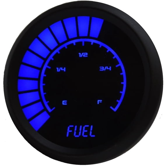 Intellitronix B9016B Analog Bargraph Fuel Gauge, Blue