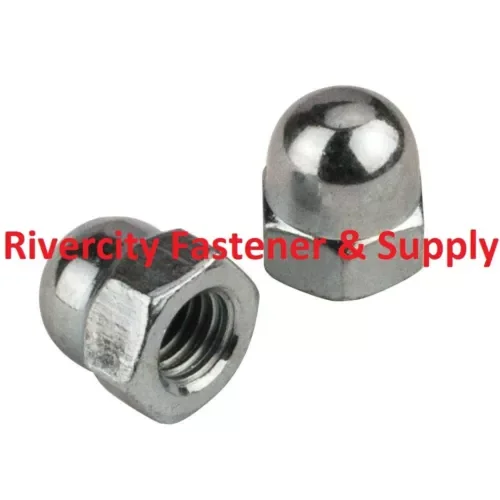 (2) 1/2-13 Stainless Steel Acorn / Dome / Cap Hex Nut 1/2 X 13 Nuts 1/2X13