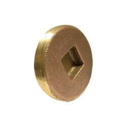 2 1/2 Brass Countersunk Cleanout Plug