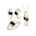 thumbnail image 1 of 2 1/2 Carat T.G.W. Sapphire And White Diamond Accent 14k Gold Over Silver 3-Piece Jewelry set, 1 of 7