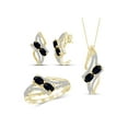 thumbnail image 1 of 2 1/2 Carat T.G.W. Sapphire And White Diamond Accent 14k Gold Over Silver 3-Piece Jewelry set, 1 of 7