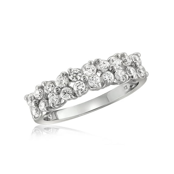 2 1/2 Carat T.W. White Cubic Zirconia Sterling Silver Ring