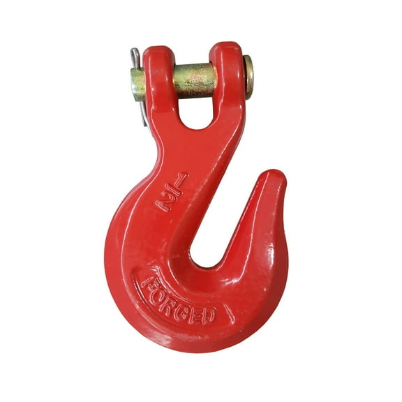 (2) 1/2 Grab Hook Pin Transport G70 Wrecker Chain Flatbed Tie Down 0900123-1