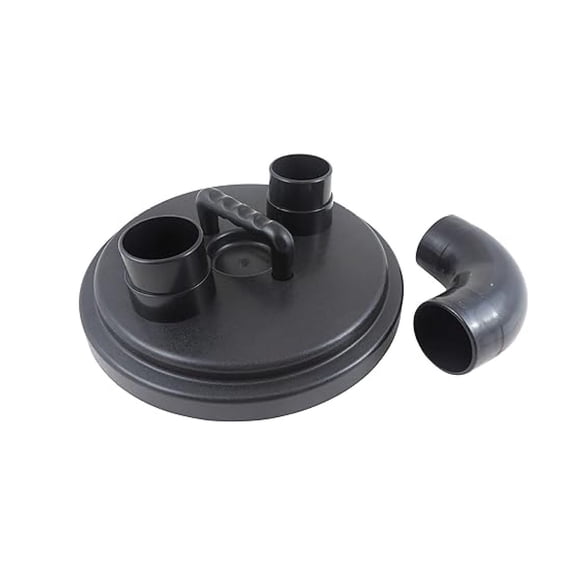 2-1/2 Inch Cyclone Dust Separator Lid for 5 Gallon Buckets - Dust Collection System Upgrade, Improves Filter Life, Fits Pails & Trash Cans
