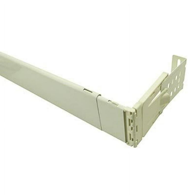 2 1 2 Inch Dauphine Wide Pocket Curtain Rod 48 to 84 Inch