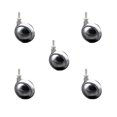 2-1/2 Inch Swivel Metal Ball Caster Wheels for Furniture - Bright ...