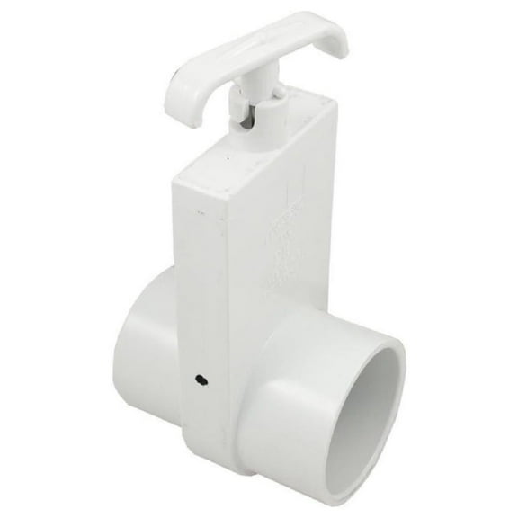 2-1/2 Inch UniBody Gate Valve - Slip x Spigot Connection, 80 PSI - Magic Series Plumbing Valve for Water Flow Control