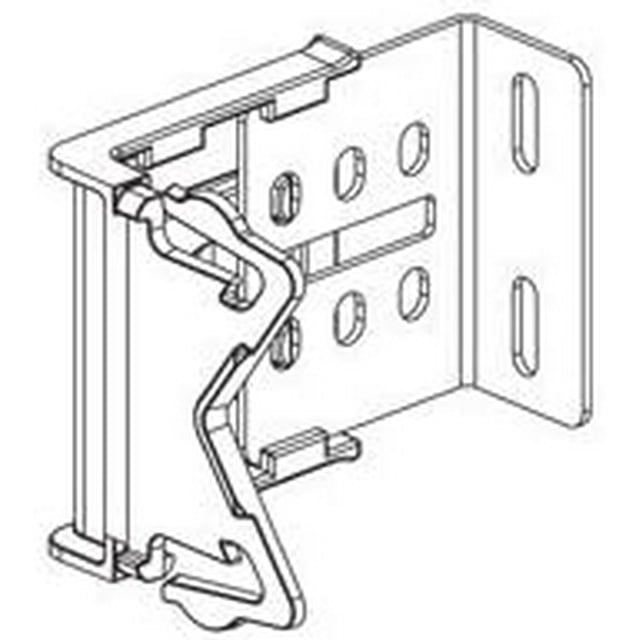 2 1/2Inch Wide Dauphine Curtain Rod Brackets, 2 1/2 To 3 1/2Inch