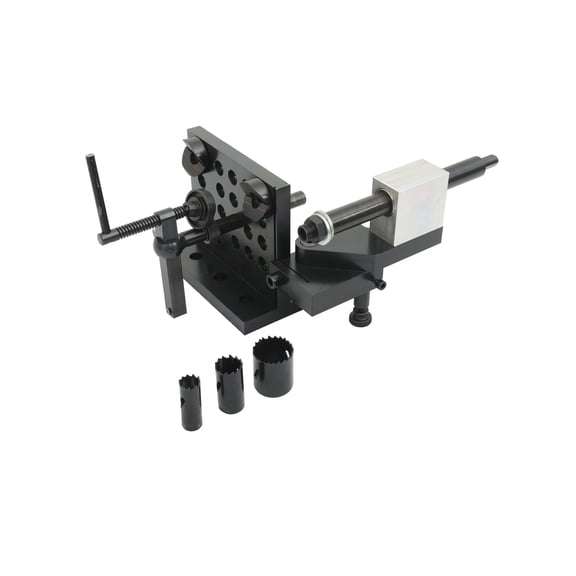 2-1/2'' Industrial Pipe/Tubing Notcher w/ 3 Hole Saws(3/4'',1'',1-1/2'')