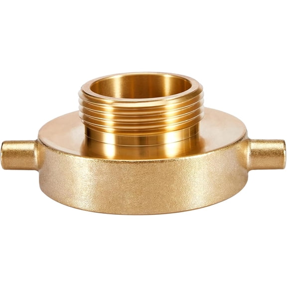 2-1/2 NST (NH) Female 1-1/2" NST (NH) Male Fire Hydrant Adapter with Pin Lug Brass Fire Equipment for Fire Hydrants, Pipes, GANGZIs