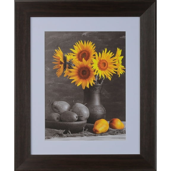 2-1/2" Polystyrene Modern Picture Frame by WholesaleArtsFrames-com 14x17 631 Series - Cherry Brown - Made In USA