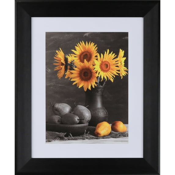 2-1/2" Polystyrene Modern Picture Frame by WholesaleArtsFrames-com 16x16 631 Series - Black - Made In USA