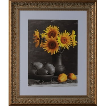 2 1/2" Polystyrene Victorian Picture Frame by WholesaleArtsFrames-com 14x17, 1556 Series Ancient Gold - Made in USA
