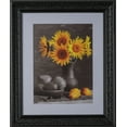thumbnail image 1 of 2 1/2" Polystyrene Victorian Picture Frame by WholesaleArtsFrames-com 4x10, 1556 Series Rich Black - Made in USA, 1 of 5