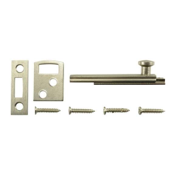 2-1/2" Satin Nickel Surface Bolts (1 pcs.)