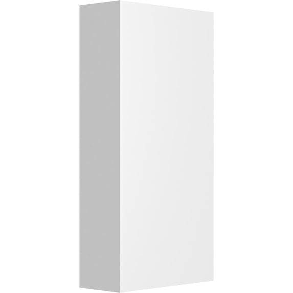 2 1/2"W x 5"H x 1"P Standard Foster Plinth Block with Square Edge