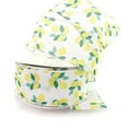 thumbnail image 1 of 2 1/2" Wired Ribbon Simply Lemons 25yds, 1 of 2