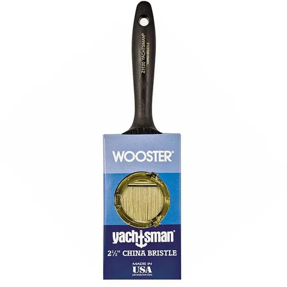 2-1/2 Wooster Brush Company Z1120 Yachtsman White China Varnish Paint Brush