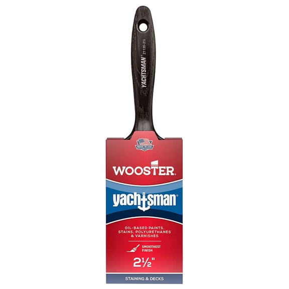 2-1/2" Wooster Brush Company Z1120 Yachtsman White China Varnish Paint Brush