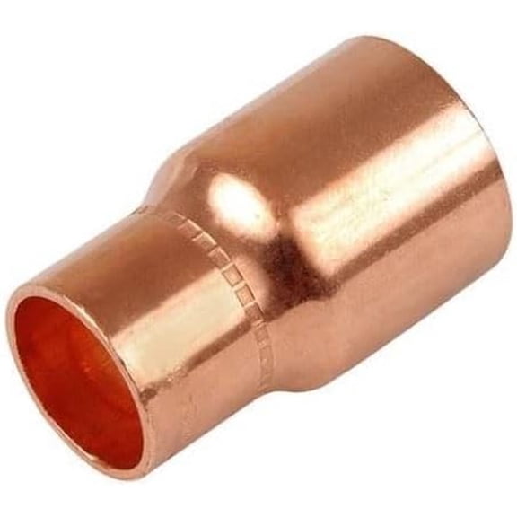 2-1/2 X 2 Copper Sweat FITTING REDUCER - FTG X C 2-1/2 X 2 Nominal I.D. Size - 2-5/8 X 2-1/8 Refrigeration O.D. Size For Soldering All Copper Pipe Type L, M, K, Plumbing and Heating$$Plumbing & HVAC