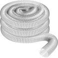 2 1/2" X 20' Clear PVC Dust Collection Hose For Use With Dust