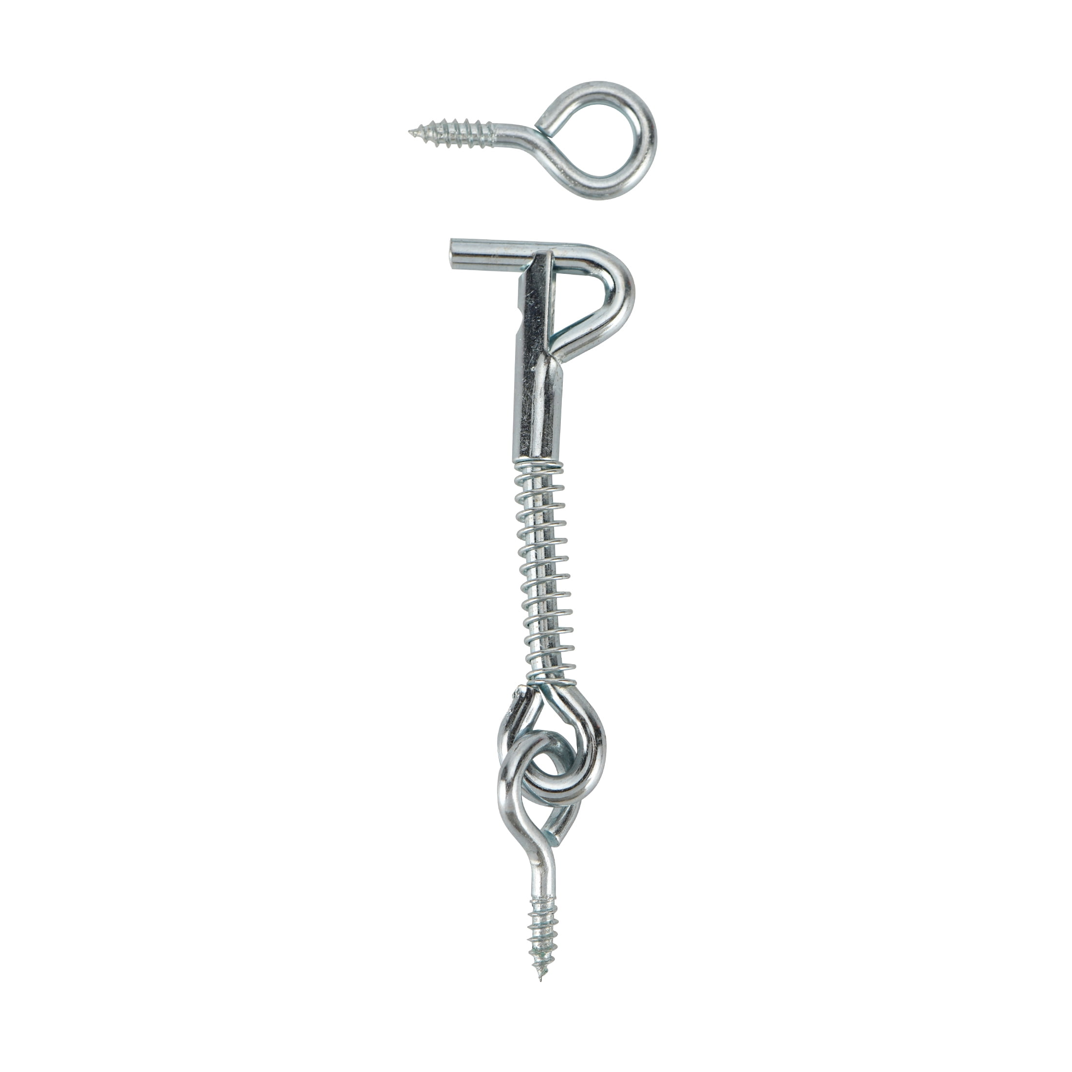 21/2 in. Safety Hook and Eye, Zinc Plated, 2 Pack