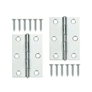 2-1/2 in. Utility Hinge, Zinc Plated, 2 Pack