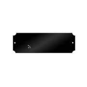 2-1/2 x 1-1/4 Brass Engraving Plate - Black - Pack/25