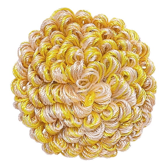 2 1/2" x 2 1/2" (6cm x 6cm) Sew-On Crown Rosette # BRROS, Sunray Gold #4874 (Yellow Gold, Orange Gold, Light Gold) Sold Individually