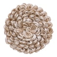 thumbnail image 1 of 2 1/2" x 2 1/2" (6cm x 6cm) Sew-On Crown Rosette # BRROS, White Sands #4001 (White Ivory, Cream Ivory, Light Beige) Set of 10, 1 of 1