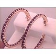 thumbnail image 1 of 2 1/2CTW-DIA RUBY HOOPS, 1 of 1