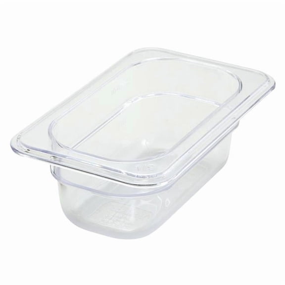 Winco SP7902 Polycarbonate Food Pan, 0.11 Size - 2.5 in.