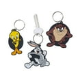 thumbnail image 1 of 2 1/4" – 2 1/2" Looney Tunes Character Rubber Keychains – 12 Pc., 1 of 1