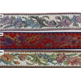 thumbnail image 1 of 2-1/4" Floral Jacquard Woven Tapestry Webbing Ribbon Trim - 5 Continuous Yards!, 1 of 3