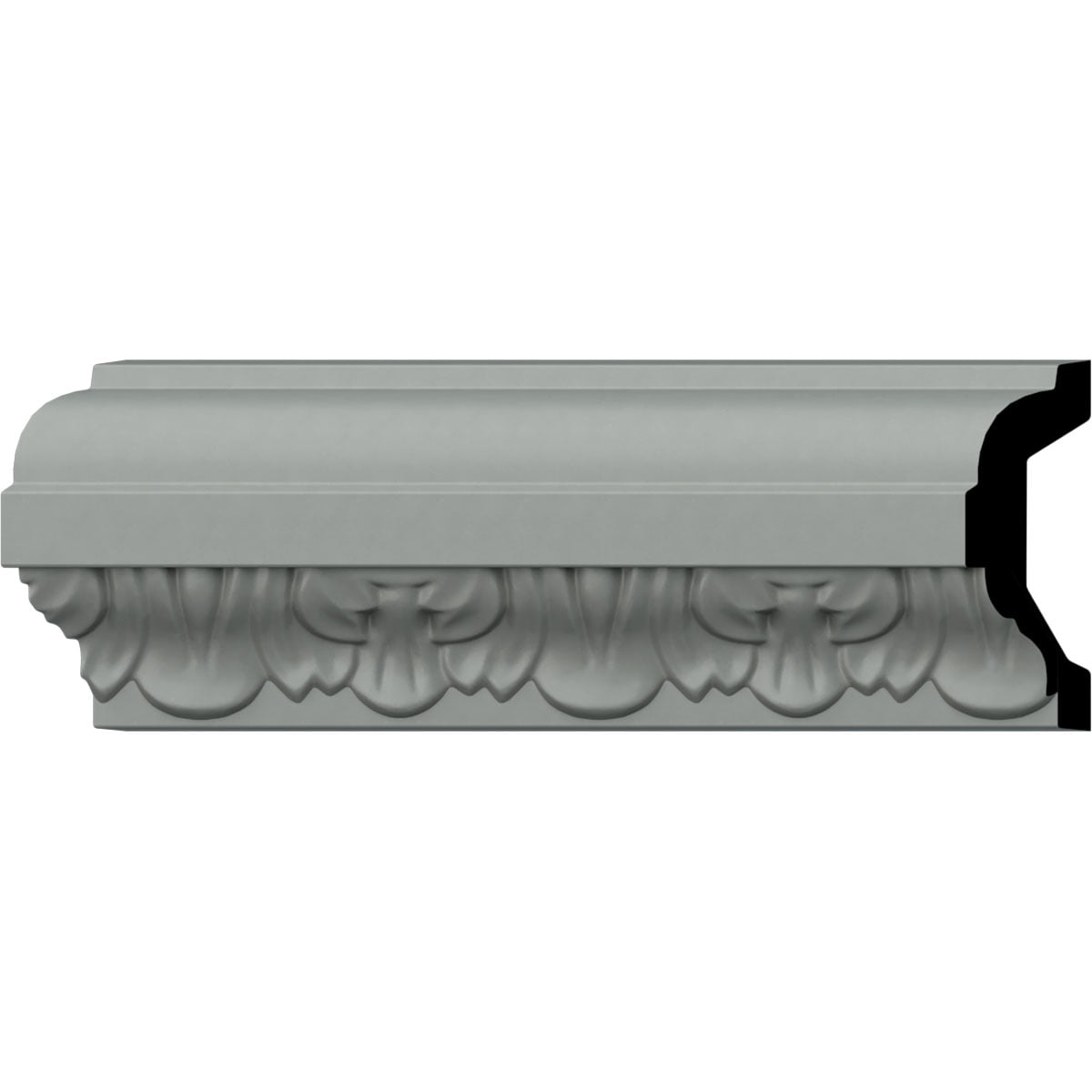Gray High-Density Urethane Decorative Crown Moulding