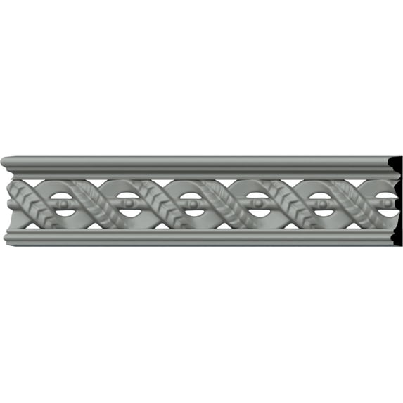 2 1/4"H x 3/8"P x 78"L Derry Pierced Moulding