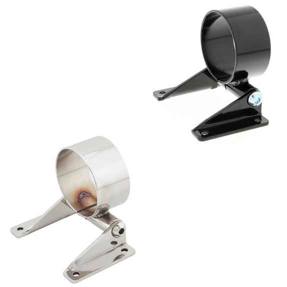 Speedway Motors 2-1/4 Inch Steering Column Mount, Black Coated Steel Clamp Bracket for Universal Hot Rod and Custom Builds, Adjustable Angle Design with 3.25 Inch Width