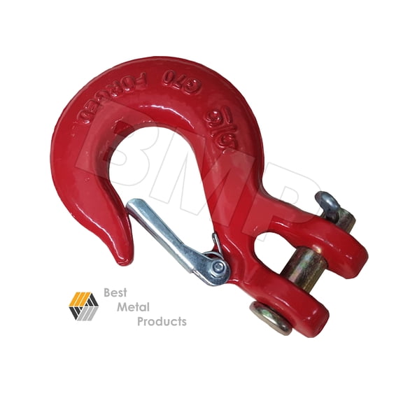 (2) 1/4 SLIP HOOK SAFTY LATCH CLEVIS RIGGING TOW WINCH TRAILER CRANE 0900122