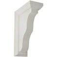 thumbnail image 1 of 2 1/4"W x 5"D x 7"H Hamilton Traditional Wood Vintage Decor Bracket, Chalk Dust White, 1 of 6