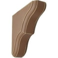 thumbnail image 1 of 2 1/4"W x 7"D x 14"H Stockport Wood Vintage Decor Bracket, Weathered Brown, 1 of 5