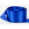 thumbnail image 1 of 2 1/4" Wide Royal Blue Double Faced Satin Ribbon - 50 Yard Spool (Not Wired), 1 of 1