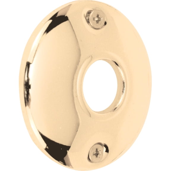 2-1/4 in. Bright Brass Plated Rosettes