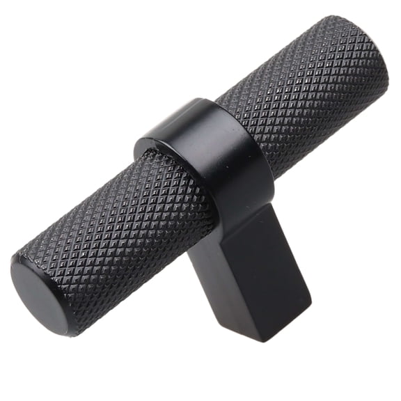 2-1/4 in. European Knurled Solid Steel Cabinet T-Bar