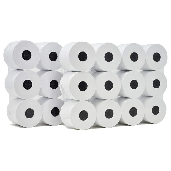 2 1/4 in x 150 ft Calculator Paper Rolls (200 Rolls 55 GSM) 2.25" x 150' Adding Machine Tape 1-Ply Receipt Paper for El-1750 1801 P23 XE A155 A152 A150 A130 ERC 340 380 322 ER 250 220