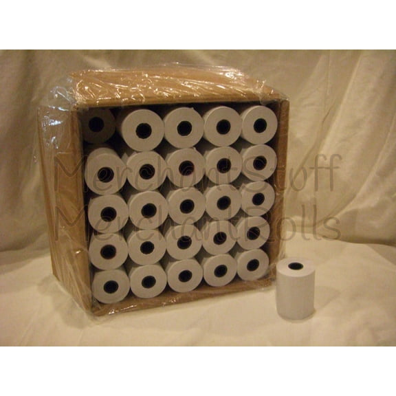 2 1/4" x 85' Thermal Credit Card Paper Rolls 200 rolls BPA Free