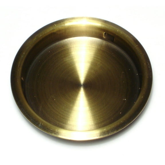 2-1/8" Antique Brass Flush Pulls PKB-128 (3 pcs.)