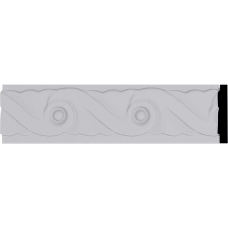 2 1/8"H x 3/8"P x 94 1/2"L Marseille French Scroll Chair Rail