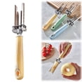 thumbnail image 1 of 2 In 1 Apple Corer and Peeler, Apple Core Removal Tool, Stainless Steel Fruit Corer, Apple Seed Remover for Cored Apples, Pears, Bell Peppers and Cakes, Kitchen Gadget for Fruit and Vegetable (1Pc), 1 of 9